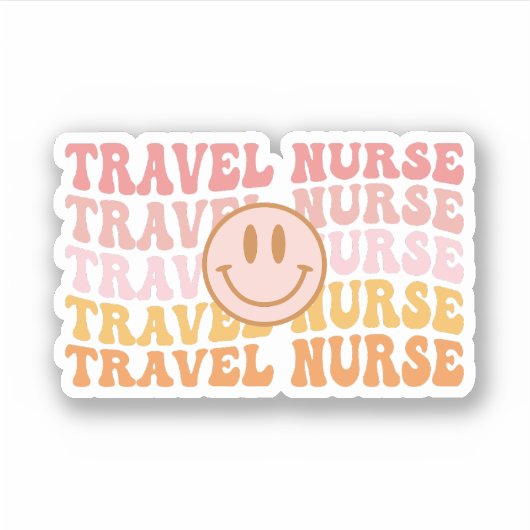 旅行ナースギフト、旅行看護 シール (正面)