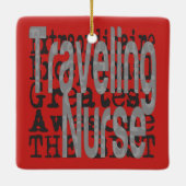 旅行ナース セラミックオーナメント (裏面)