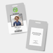 旅行ナースID写真バッジ バッジ (正面＆裏面)