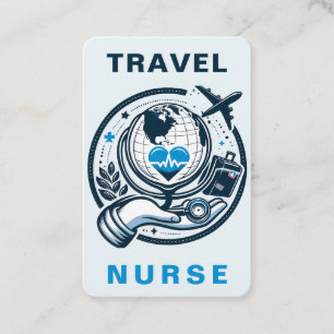 旅行ナースRN、LVN、LPN、介護者の名刺 名刺