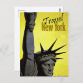 旅行ニューヨーク自由旅行はがき ポストカード (正面/裏面)