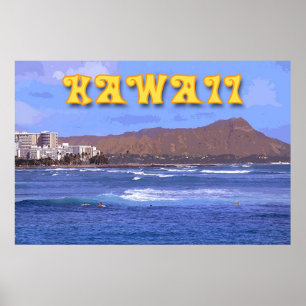 旅行ハワイ ポスター