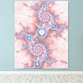 旅行ハート キャンバスプリント (インサイチュ (ウッドフロア))