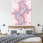 旅行ハート キャンバスプリント (インサイチュ (寝室))