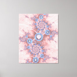 旅行ハート キャンバスプリント