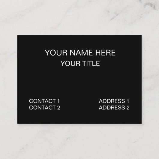 旅行バケーションロードトリップ 名刺 (裏面)