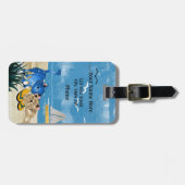 旅行バッグのラベル ラゲッジタグ (正面横)