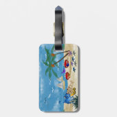 旅行バッグのラベル ラゲッジタグ (裏面縦)