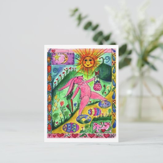 旅行バニー – はがき (スタンド正面)