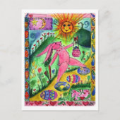 旅行バニー – はがき (正面)