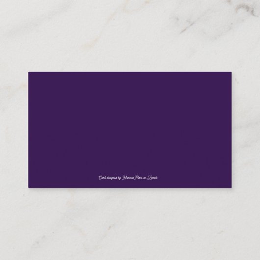 旅行パッケージエージェントトロピカルショップ販売Etsy 名刺 (裏面)