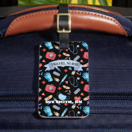 旅行パーソナライズされたナースギフト作業荷物タグ ラゲッジタグ