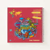 旅行パーソナライズされた計画 ノートブック (裏面)