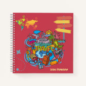 旅行パーソナライズされた計画 ノートブック (正面)