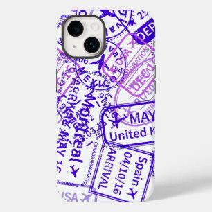 旅行ビザゴム切手 Case-Mate iPhone 14ケース