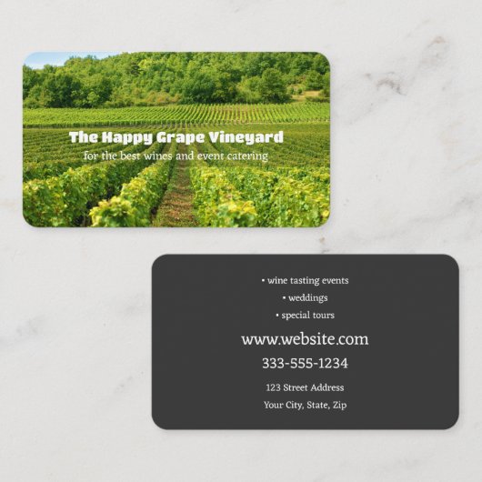 旅行ビネヤード 名刺 (正面/裏面)