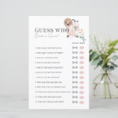 旅行ピンクのスーツケースブライダルシャワー誰を推測 (スタンド正面)