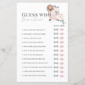 旅行ピンクのスーツケースブライダルシャワー誰を推測 (正面)