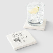 旅行ファンド休暇ハネムーン寄付の名前を追加 ストーンコースター (横)