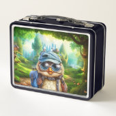 旅行フクロウ メタルランチボックス (裏面)