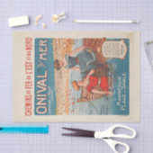 旅行フランスのポスター海辺のセーラーレディース 薄葉紙 (クラフト)