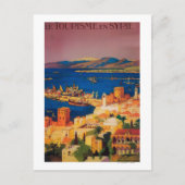 旅行フランスのポスター、シリアでのツーリング ポストカード (正面)