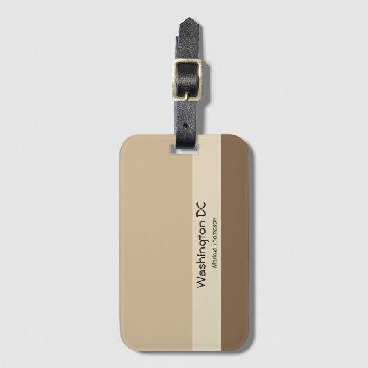 旅行フレンドリー愛好家のための環境に優しい色 ラゲッジタグ (正面縦)