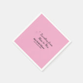 旅行ブライダルシャワー名恋しく思の追加日付Mrs. sim スタンダードカクテルナプキン (角)