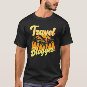 旅行ブロガー旅行者ブログブログWanderlust T Tシャツ