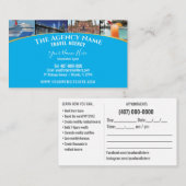 旅行プランナーエージェントテンプレート名刺 名刺 (正面/裏面)