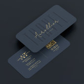 旅行プランナーツアーガイドトランスポートブルーモダン 名刺