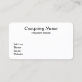 旅行プランナー名刺 名刺 (裏面)