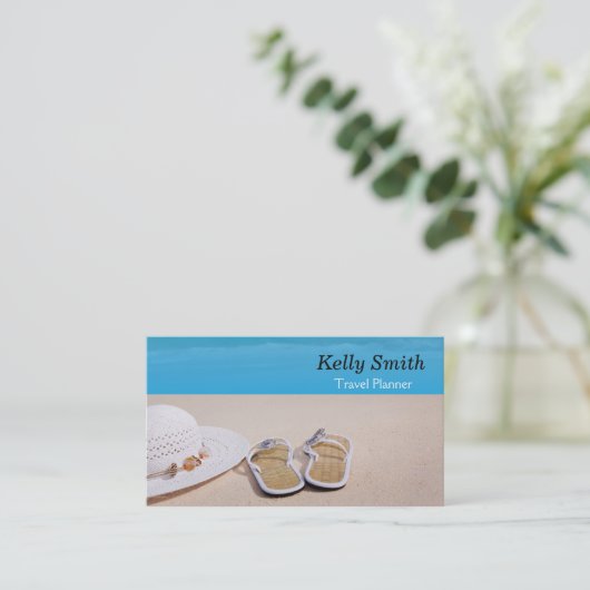 旅行プランナー庁 名刺 (スタンド正面)