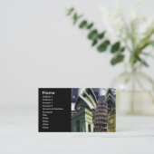 旅行プロフィールカード 名刺 (スタンド正面)