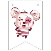 旅行ベアコレクション – ピンク バンティングフラッグ (第2の旗)