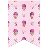 旅行ベアコレクション – ピンク バンティングフラッグ (第3の旗)