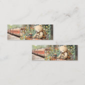 旅行ベア – 25ミニブックマーク（再販売のため？） コーリングカード (正面/裏面)