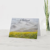 旅行ベストウィッシュランドスケープアートカード カード (正面)