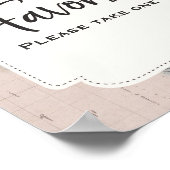 旅行ベビーシャワーお気に入りサインアドベンチャーシャワー ポスター (角)