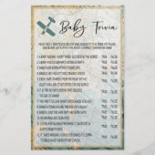 旅行ベビートリビアベビーシャワーゲーム (正面)