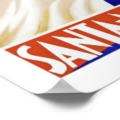 旅行ポスターヴィンテージサンタマルゲリータイタリア ポスター (角)