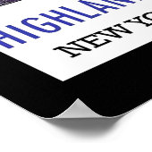 旅行ポスターヴィンテージハドソンニューヨーク ポスター (角)