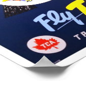 旅行ポスターヴィンテージパリフランス航空 ポスター (角)