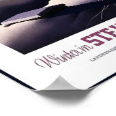 旅行ポスターヴィンテージ冬Steiermarkオーストリア ポスター (角)