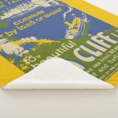 旅行ポスター海の崖を促進するロングアイランド2 シェルパブランケット (3/4)