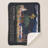 旅行ポスター – カリフォルニア州サンタカタリナ島 シェルパブランケット (正面)