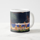 旅行ポスター – カリフォルニア州サンタカタリナ島 ジャンボコーヒーマグカップ (正面右)