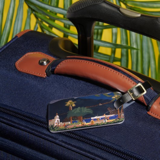 旅行ポスター – カリフォルニア州サンタカタリナ島 ラゲッジタグ (正面インサイチュ3)