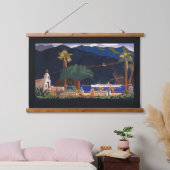 旅行ポスター – カリフォルニア州サンタカタリナ島 吊り下げ型タペストリー (寝室)