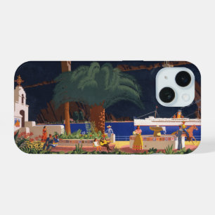 旅行ポスター – カリフォルニア州サンタカタリナ島 iPhone 15ケース